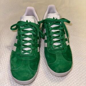 adidas Originals Green and White Sneakers